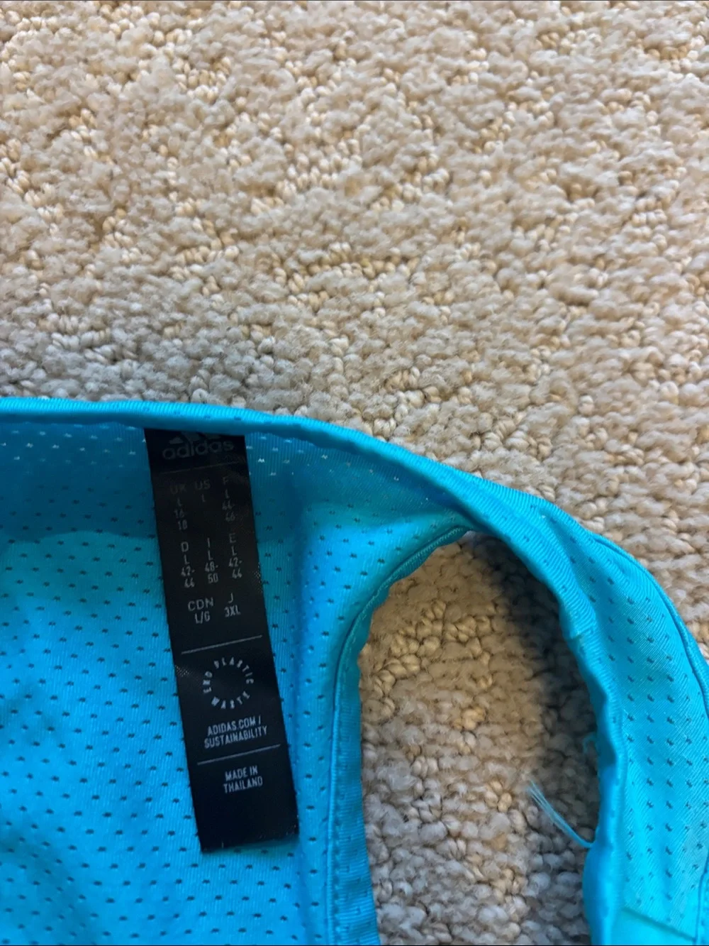 adidas Teal Athletic Tank Dress with Matching Shorts Set - Picture 3 of 5